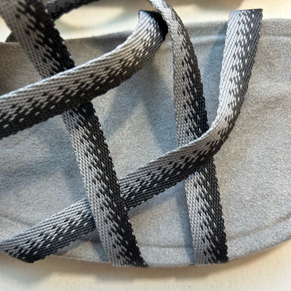 Merrill women’s District Muir Lattice black/charcoal strap sandal buckle size 10 - Picture 7 of 9